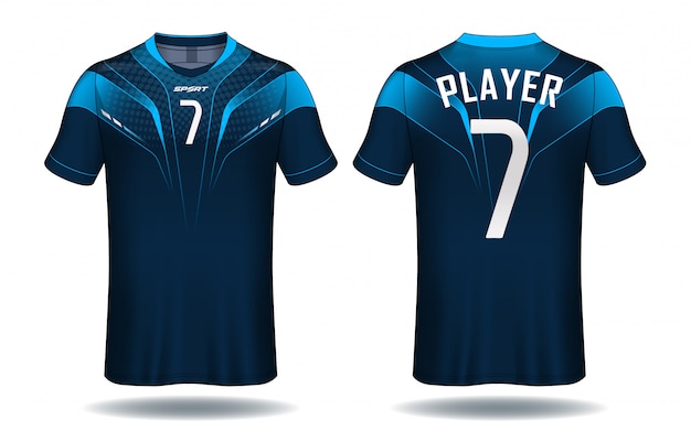 Vector soccer jersey template.sport t-shirt design.