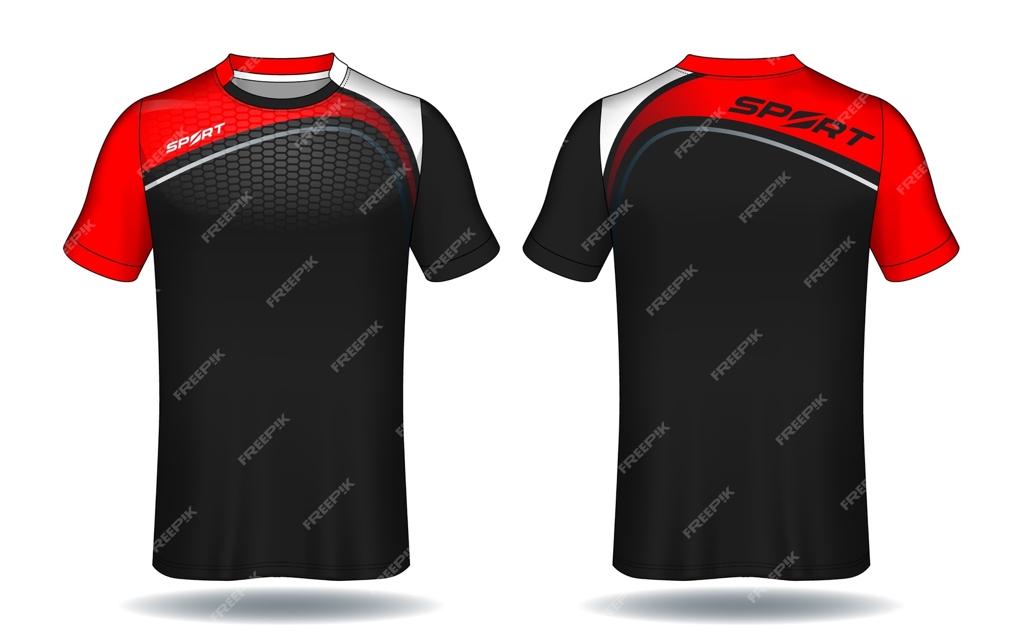 Premium Vector | Soccer jersey template.sport t-shirt design.