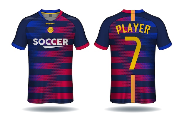 Soccer jersey template.sport t-shirt design.