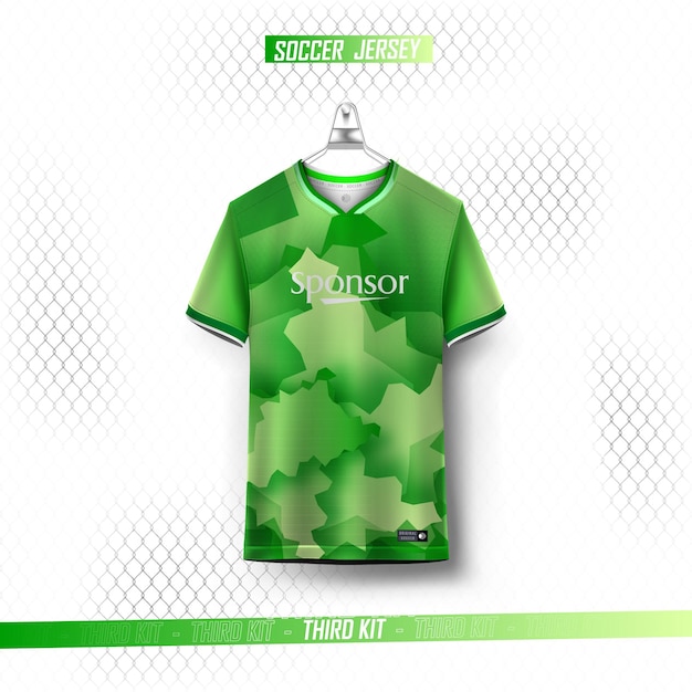 Soccer jersey template sport t shirt design