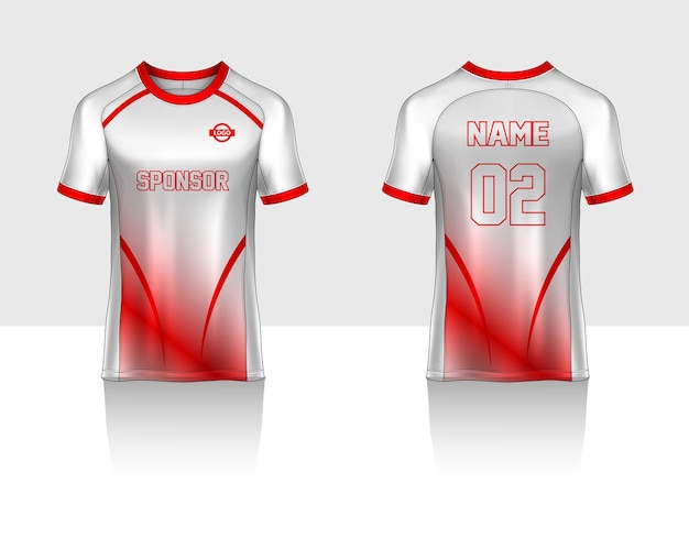 Soccer jersey template sport t shirt design