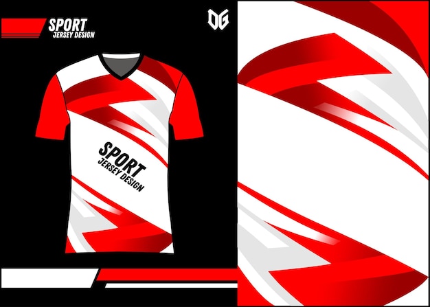 Vector soccer jersey template sport t shirt design