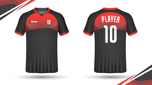 Maglietta sportiva modello calcio jersey