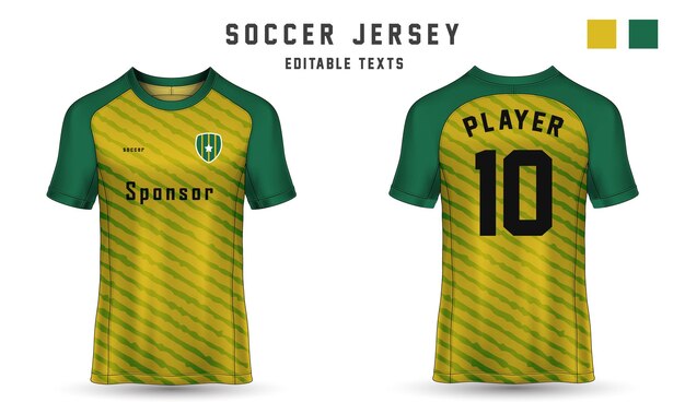 soccer jersey template sublimation tshirt with abstract texture jersey mockup for football player