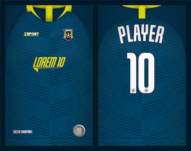 Soccer jersey template