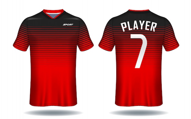 Soccer jersey template