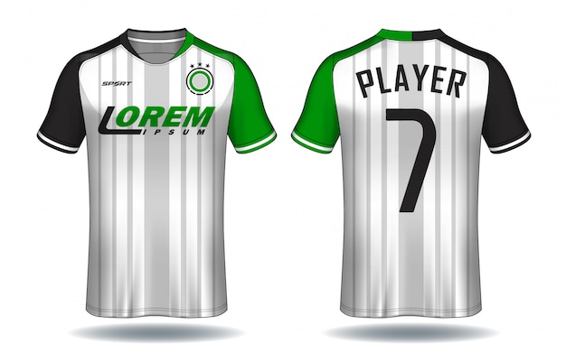 Soccer jersey template