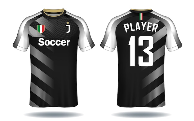 Vector soccer jersey templatesport tshirt design