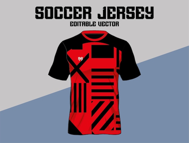 Vector soccer jersey