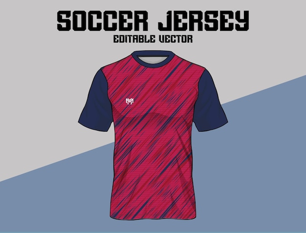 Vector soccer jersey