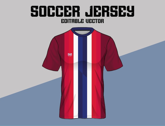 Vector soccer jersey