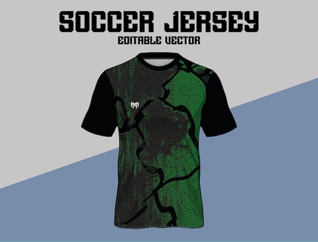 Vector soccer jersey