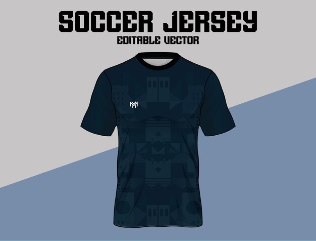 Vector soccer jersey