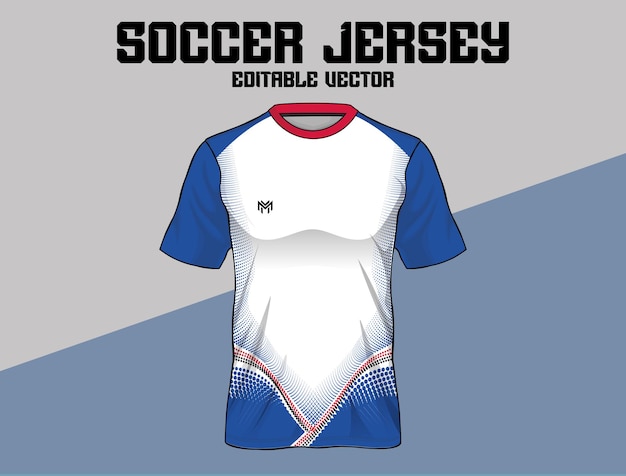 Vector soccer jersey