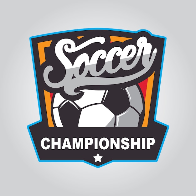 Vector soccer logo  american logo