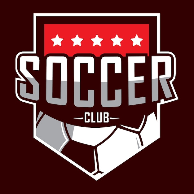 Vector soccer logo  american logo