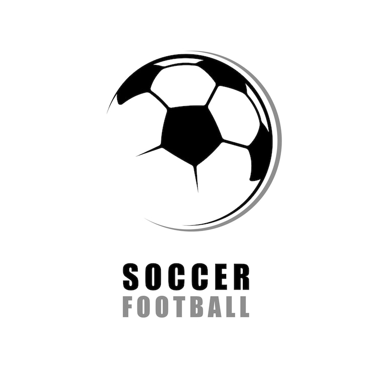 Vector soccer logo football ball vector illustration