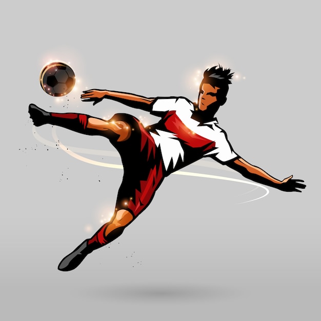 Vector soccer quick shoot