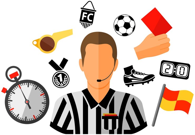 Vector soccer refereeing