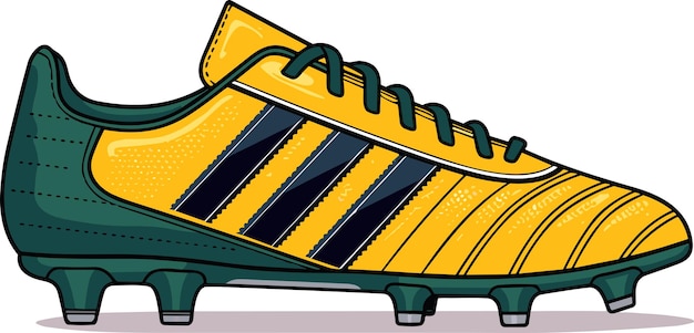 Soccer shoe football boot icon on a white background flat style vector illustration