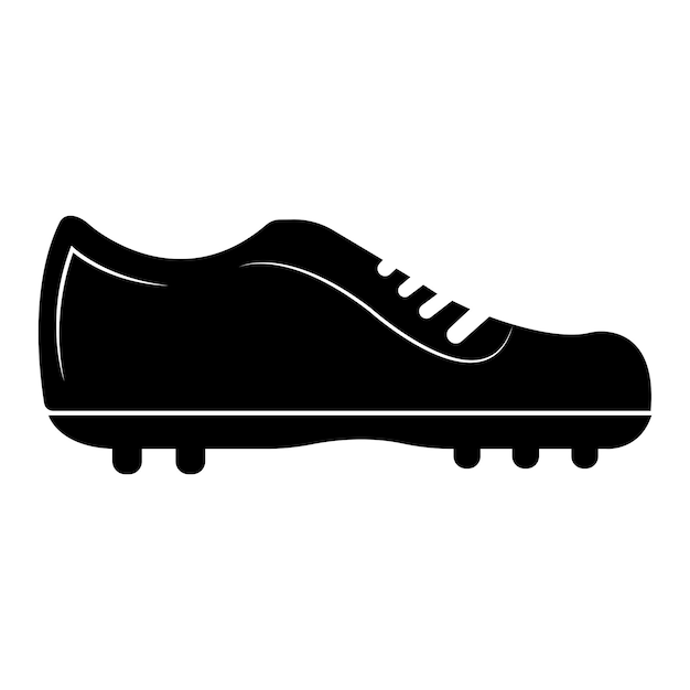 Soccer shoes icon logo vector design template