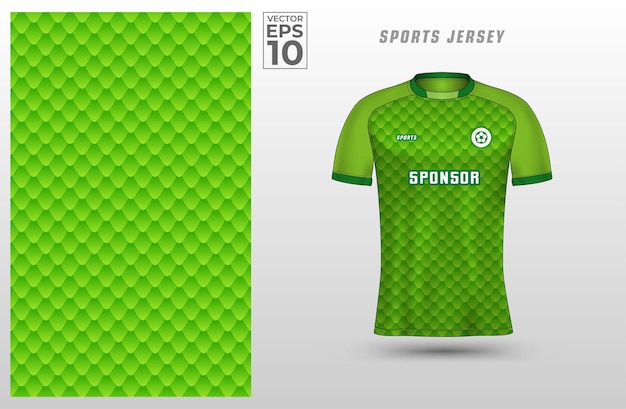 Vector soccer sport jersey design template