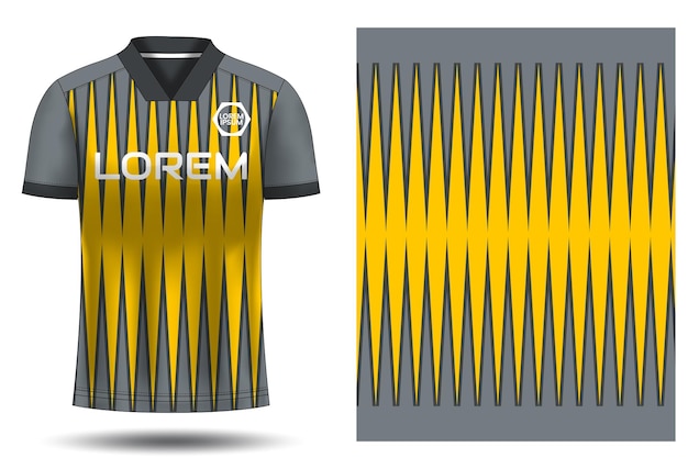 Soccer sport shirt jersey design template 05