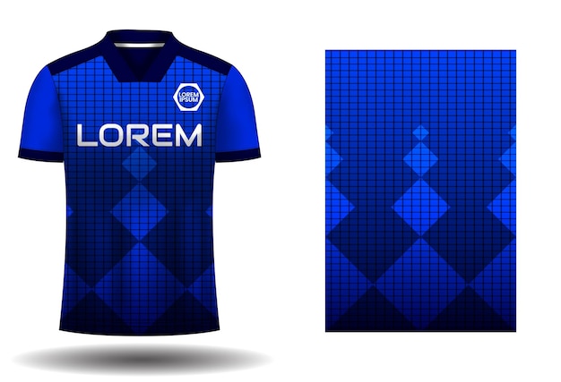 Soccer sport shirt jersey design template 24