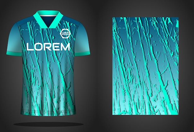 Soccer sport shirt jersey design template