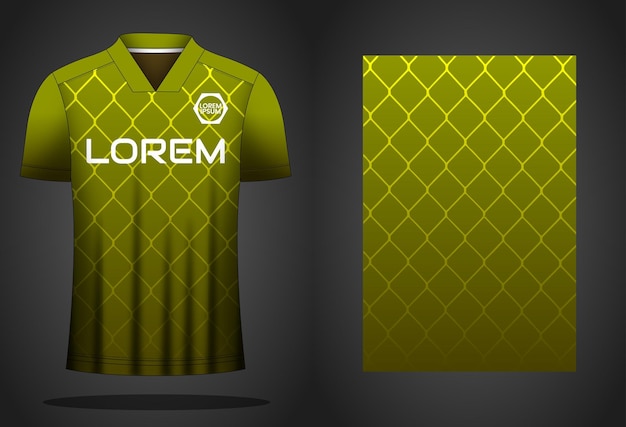 Soccer sport shirt jersey design template