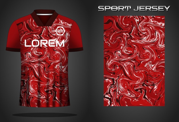 Soccer sport shirt jersey design template