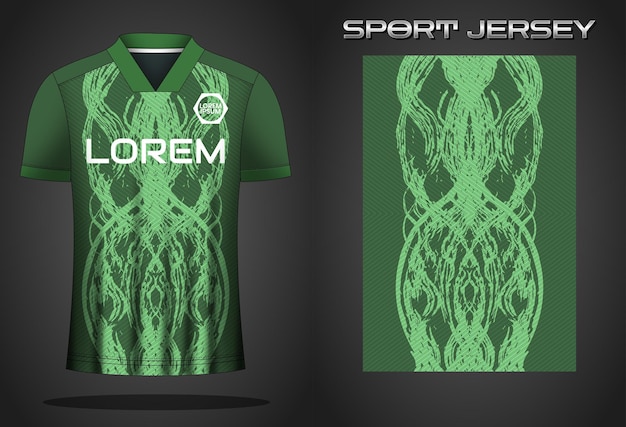 Soccer sport shirt jersey design template