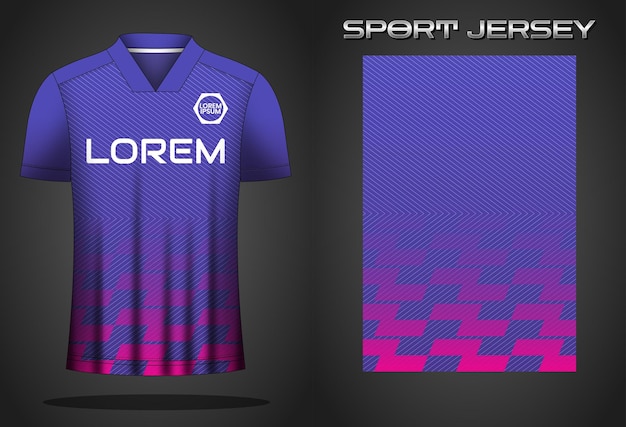 Modello di disegno della maglia della maglia di sport di calcio