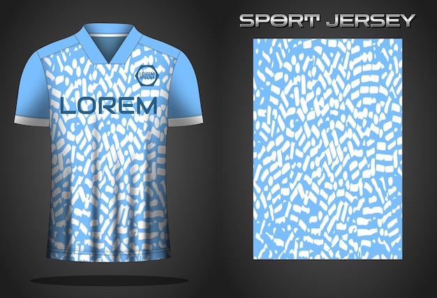 Soccer sport shirt jersey design template