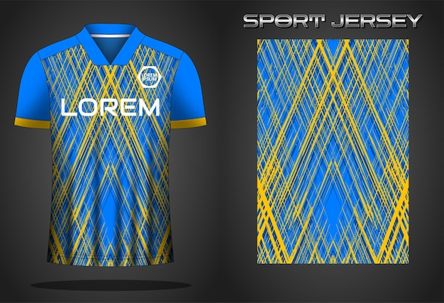 Soccer sport shirt jersey design template