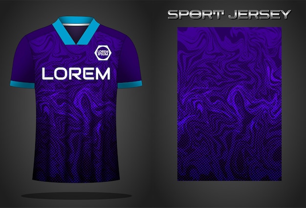 Soccer sport shirt jersey design template