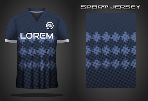 Modello di disegno della maglia della maglia di sport di calcio