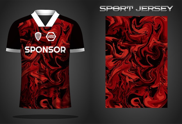 Soccer sport shirt jersey design template