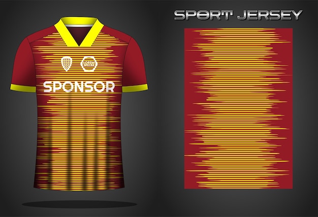 Soccer sport shirt jersey design template