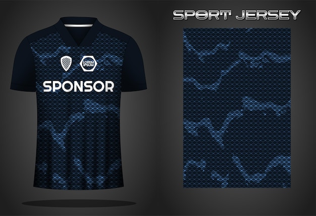 Soccer sport shirt jersey design template