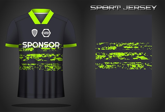 Soccer sport shirt jersey design template