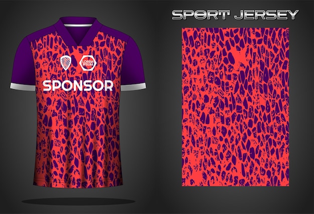 Soccer sport shirt jersey design template