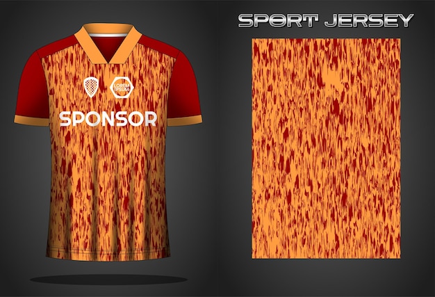 Soccer sport shirt jersey design template