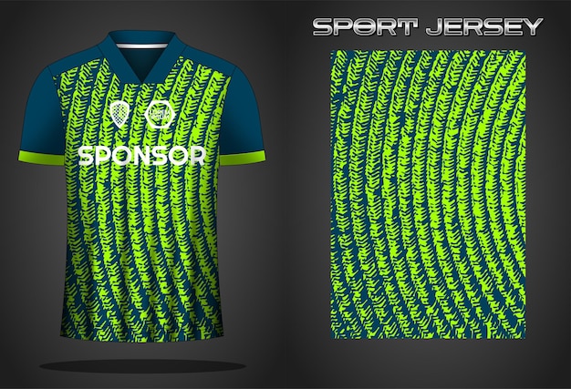 Soccer sport shirt jersey design template