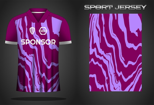 Soccer sport shirt jersey design template