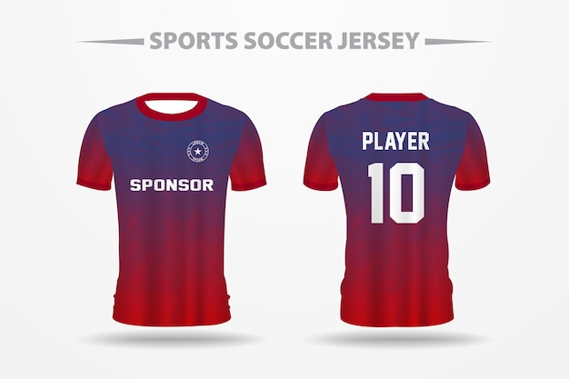 Calcio sport calcio jersey modello design per la squadra