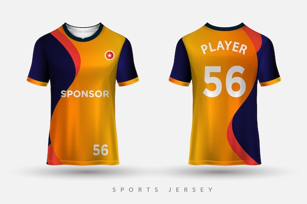 soccer sports jersey and tshirt design