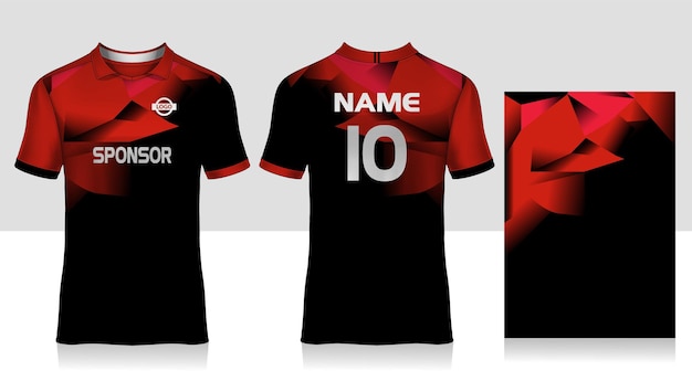 Soccer Sports Tshirt Jersey Design Vector Template Sports Jersey