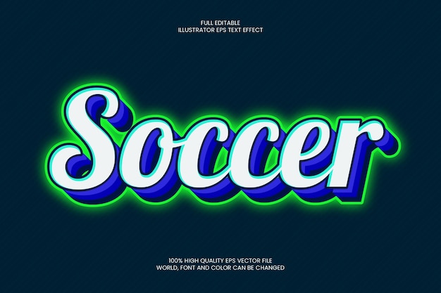 Soccer Text Effect