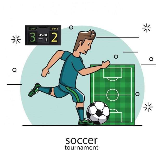Soccer tournament concept
